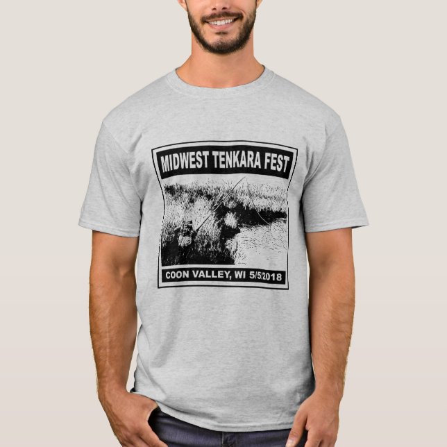 2018 Tenkara Fest Shirt T Shirt (Framsida)