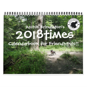 2018times Calendarbook för Archie Brindletons!! Kalender