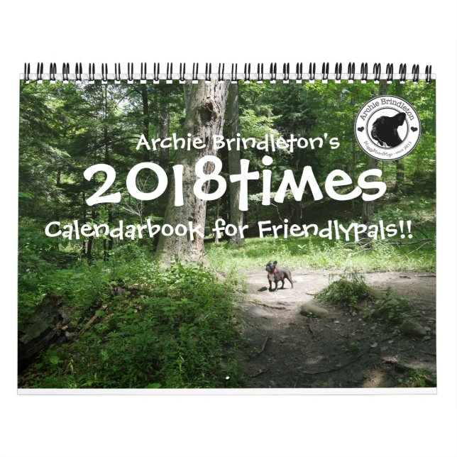 2018times Calendarbook för Archie Brindletons!! Kalender (Omslag)