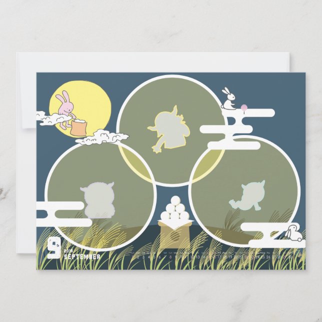 2019カレンダー９月 (Framsida)