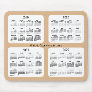 2019-2022 års Tan-kalender från Janz Musmatta