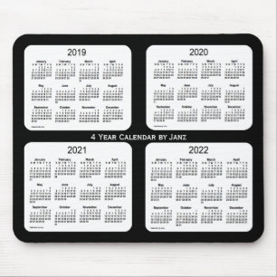 2019-2022 svart 4 år kalender vid Janz Musmatta