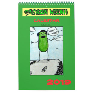 2019 års Grönt Weenii-kalender Kalender