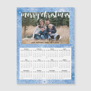 2019 års julfotopakort - Magnetkalender