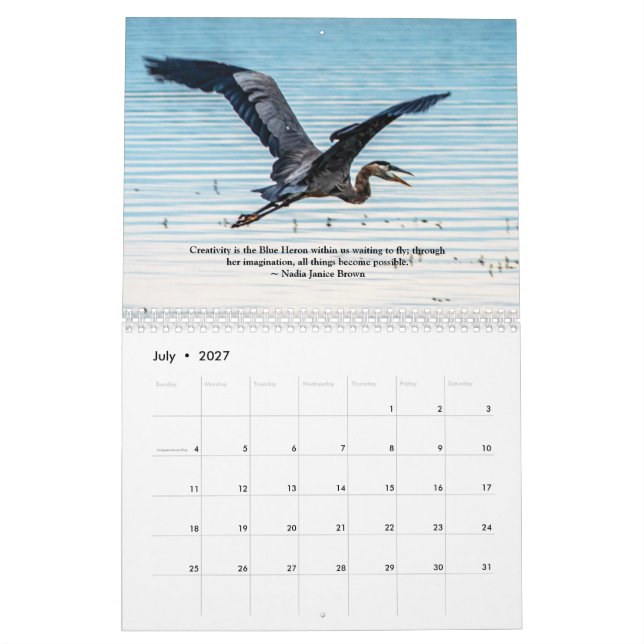 2019 års kalender med fotografier och offerter (Jul 2027)
