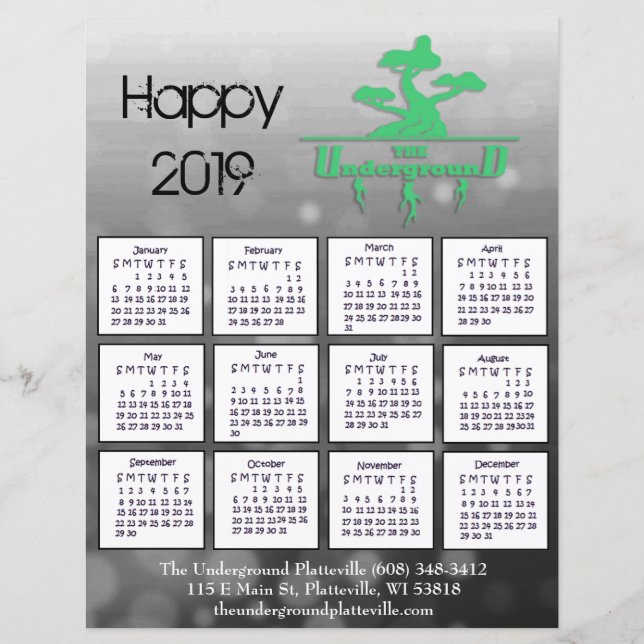 2019 års lanseringsprogram för kardinalkalender fö (Framsida)