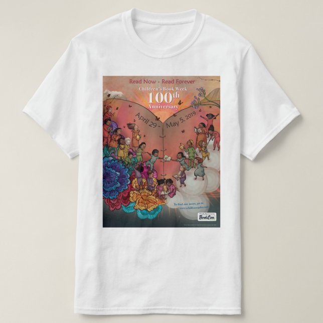 2019 barns T-tröja för bokvecka T Shirt (Design framsida)