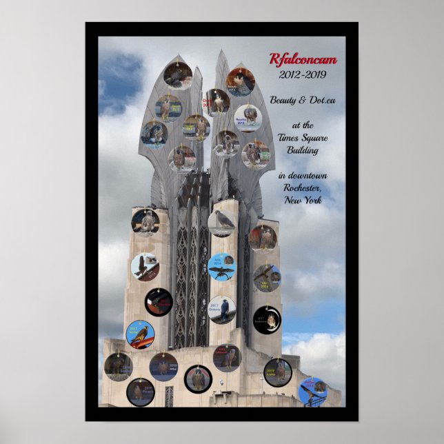 2019 Beauty and Dot.ca 13x19 Poster på Time Square (Framsidan)