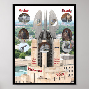 2019 Beauty och Archer 8x10 Poster på Times Square