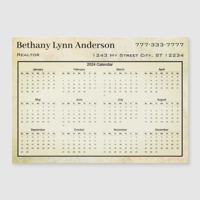 2019 Calendar Heart Löv Träd Blommigt Mint Grönt (Framsida)