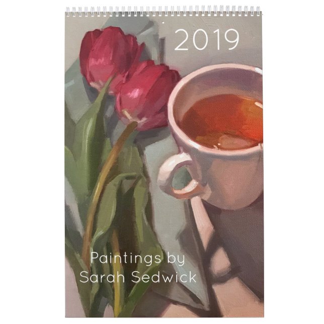 2019 Calendar, Paintings by Sarah Sedwick Kalender (Omslag)