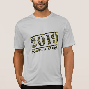 2019 frigör den nyktra & rena t shirt