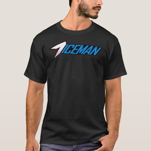 2019 - Iceman 7 Logo Blue Essential  T Shirt (Framsida)