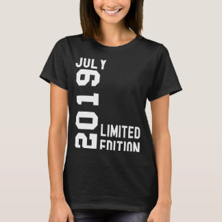 2019 juli Grattis på födelsedagen Party T Shirt