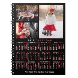 2019 Kalender (Se Beskrivning för ny version) Anteckningsbok