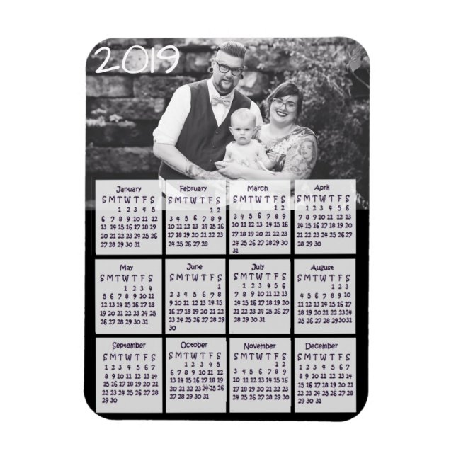 2019 - Kalenderfotomagnet Magnet (Vertikal)