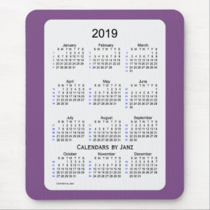 2019 lilor röker den 52 vecka kalendern vid Janz Musmatta