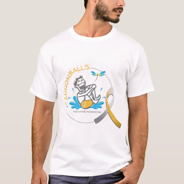 2019 Logotyp av kanonkulor T Shirt (Framsida)