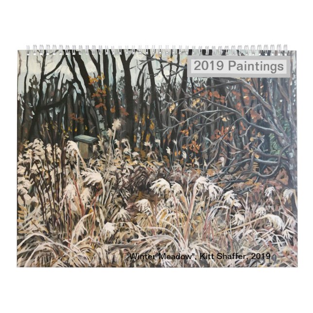 2019 Paintings Calendar, Kitt Shaffer Kalender (Omslag)