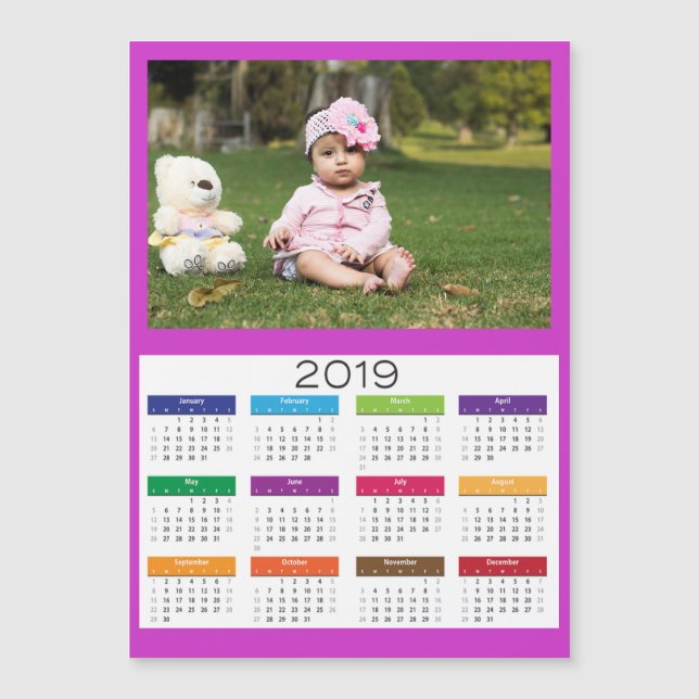 2019 Personlig Lägg till en fotokalender (Framsida)