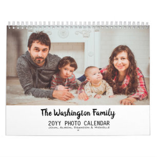 2019 Personlig Modern Family Photo Collage Kalender