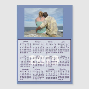 2019 Personlig Photo Mini Magnet Calendars
