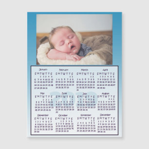 2019 Personlig Photo Mini Magnet Calendars