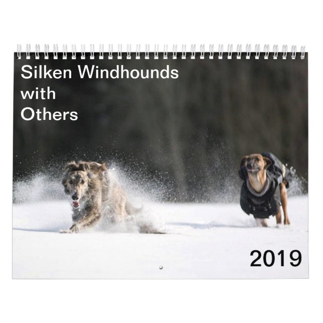 2019 Silken Windhounds med andra 2 Kalender (Omslag)