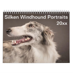 2019 Silken Windhounds Porträtt Kalender