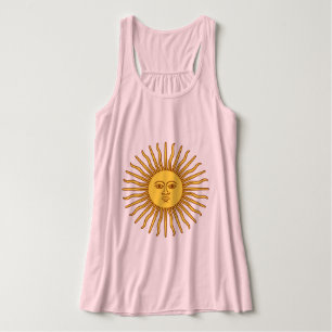 2019 Sommaren Sol Roligt Shirt Linne Med Racerback