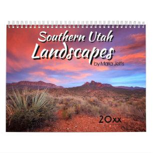 2019 sydliga Utah landskap fotografi Kalender