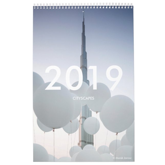 2019 Wall Calendar CITYSCAPES Kalender (Omslag)