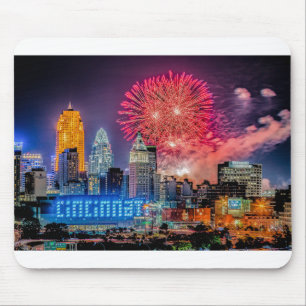 2019 WEBN Fireworks Cincinnati Skyline Photograph Musmatta