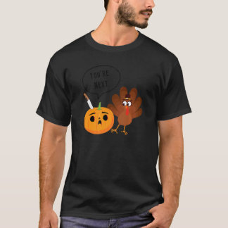 2019re Next Pumpkin Warning Thanksgiving Turk T Shirt