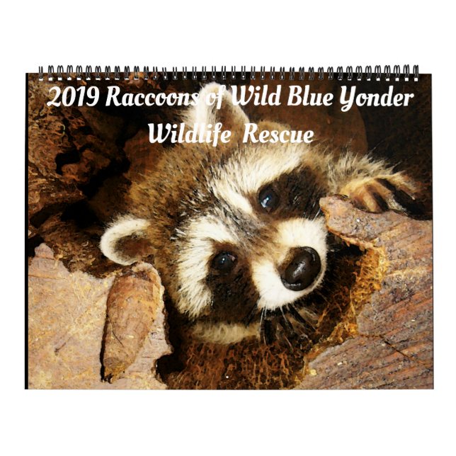 201 Rasioner av Vild Blue Yonder Wildlife Rädding  Kalender (Omslag)