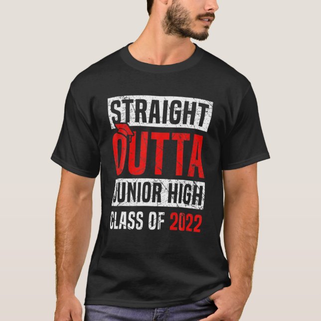 20202 års högsta Raka UTA-klass i studenten T Shirt (Framsida)