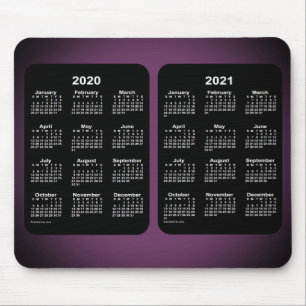 2020-2021 Foggy Lila Neon Kalender från Janz Musmatta