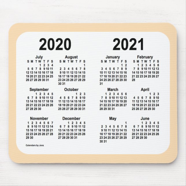 2020-2021 skolårskalender av Janz Wheat Musmatta (Framsidan)