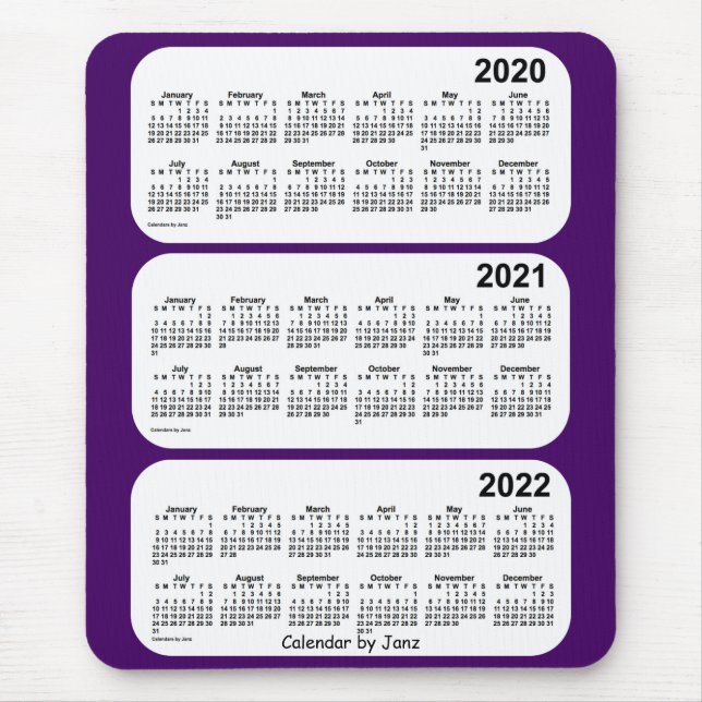 2020-2022 lilor 3 år kalender vid Janz Musmatta (Framsidan)