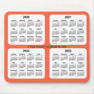 2020-2023 års kalender för Tomato Red Helgdag av Musmatta