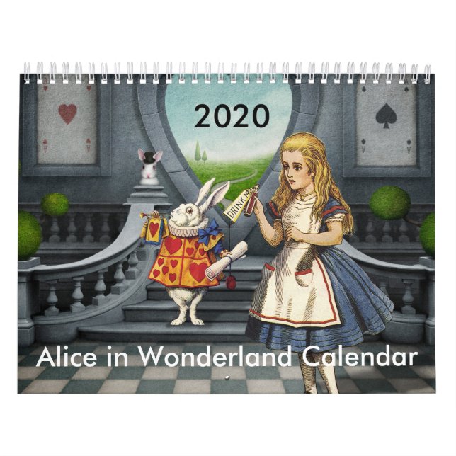 2020 Alice i underlandskalendern Kalender (Omslag)