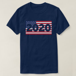 2020 Amerikanska Flagga T Shirt