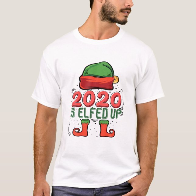 2020 är äldre Pajama Gif T Shirt (Framsida)