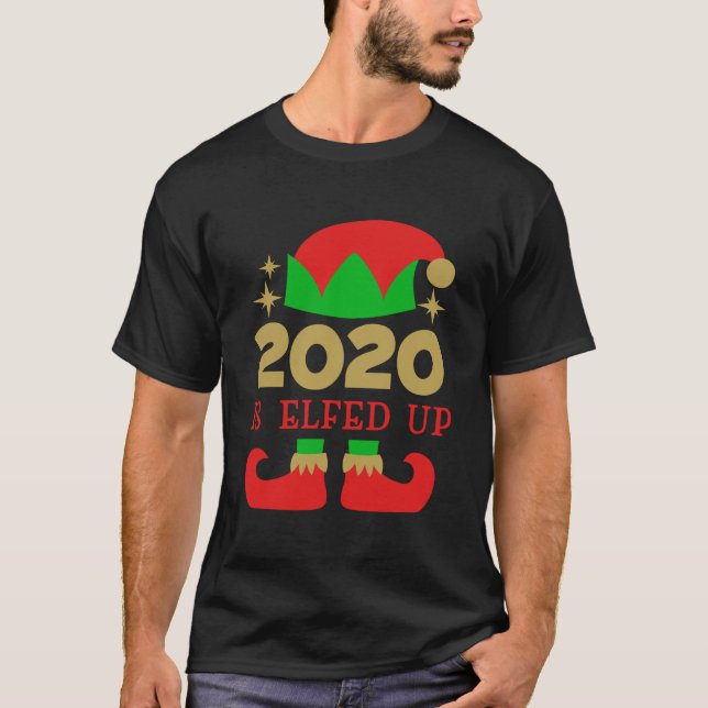 2020 är äldre Pajama Gif T Shirt (Framsida)
