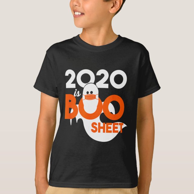 2020 är boo ark spök halloween  t shirt (Framsida)