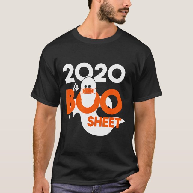 2020 är boo ark spöke halloween  t shirt (Framsida)