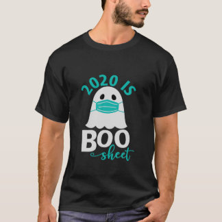 2020 är Boo Lakan Funny Halloween Ghost Mask T Shirt
