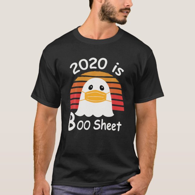 2020 är Boo Lakan Ghost Mask Funny Gift T Shirt (Framsida)