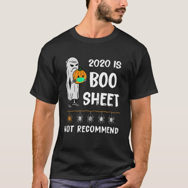 2020 är Boo Lakan Ghost Mask Funny T Shirt (Framsida)