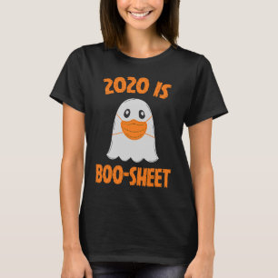 2020 är Boo Lakan Halloween Ghost Bära Mask 2020 g T Shirt